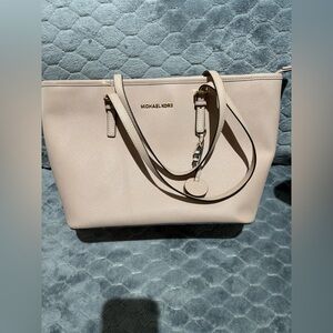 Michael Kors Leather Tote | Ballet Pink